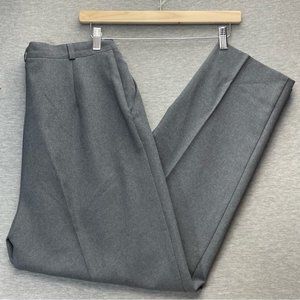 TRADITION Sears Womens Grey Pleated Dress Pants Size 8